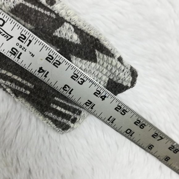 EyeShadow Womens Cardigan Aztec Open Front Multicolor Long Sleeve Medium - Picture 10 of 10